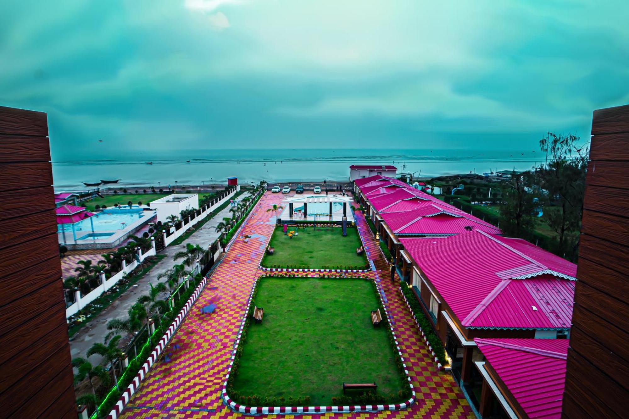 Prasant On Beach Resort !! Lift - Wifi -Restaurant-Parking Facilities-Newly Decorated Room !! Mandarmani Eksteriør billede